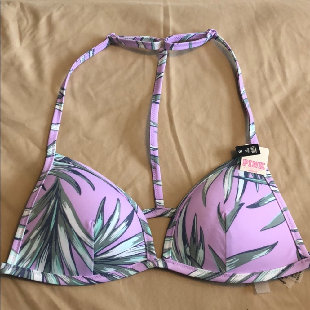 Victoria’s Secret Pink Push Up Swim Top Size S